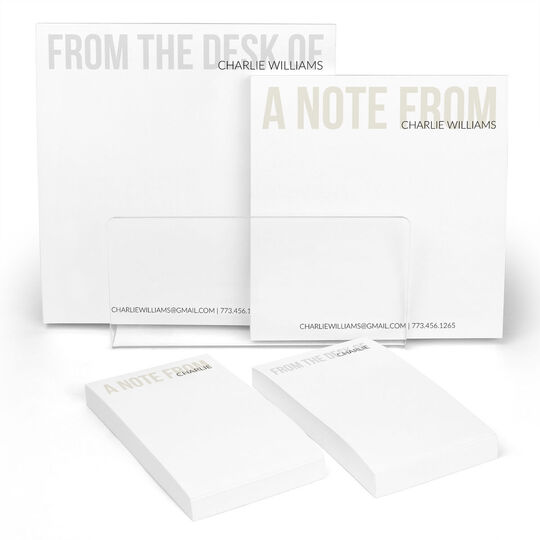 Bold Expressions Notepad Set